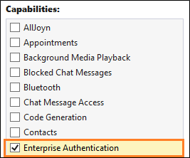 Fonctionnalité d’authentification d’entreprise