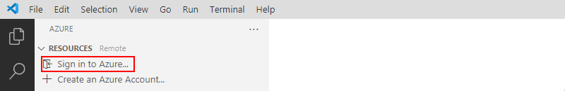 Screenshot che mostra il riquadro di Azure con il collegamento selezionato per l'accesso ad Azure.