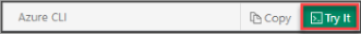 Screenshot che mostra un esempio di Provalo per Azure Cloud Shell.