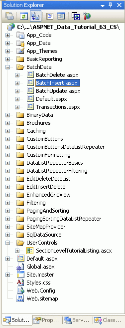 Aggiungere le pagine di ASP.NET per le esercitazioni SqlDataSource-Related