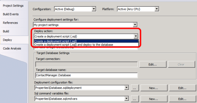 Ad esempio, se si configurano le impostazioni per la configurazione di Debug e quindi si pubblica usando la configurazione di rilascio, le impostazioni non verranno usate.