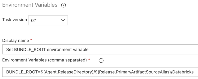 Imposta DATABRICKS_BUNDLE_ROOT variabile di ambiente