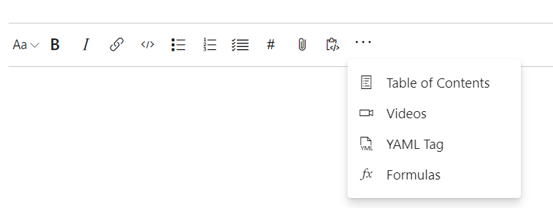 Modelli markdown per formule e video.
