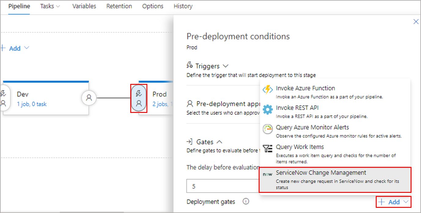 Gestione delle modifiche di ServiceNow