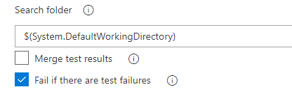 Non eseguire la compilazione se sono presenti test non riusciti.
