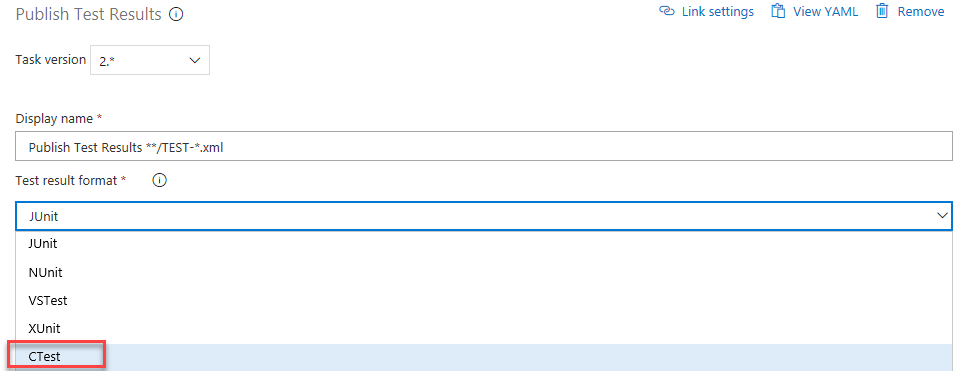 Pubblicare i risultati dei test CTest e PHPUnit.