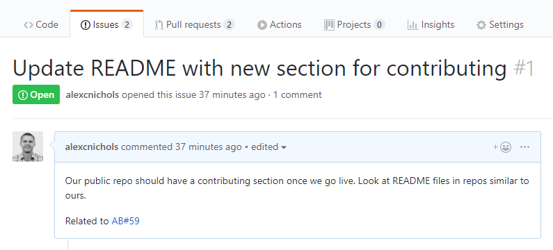 Collegare elementi di lavoro in Azure Boards con problemi correlati in GitHub.