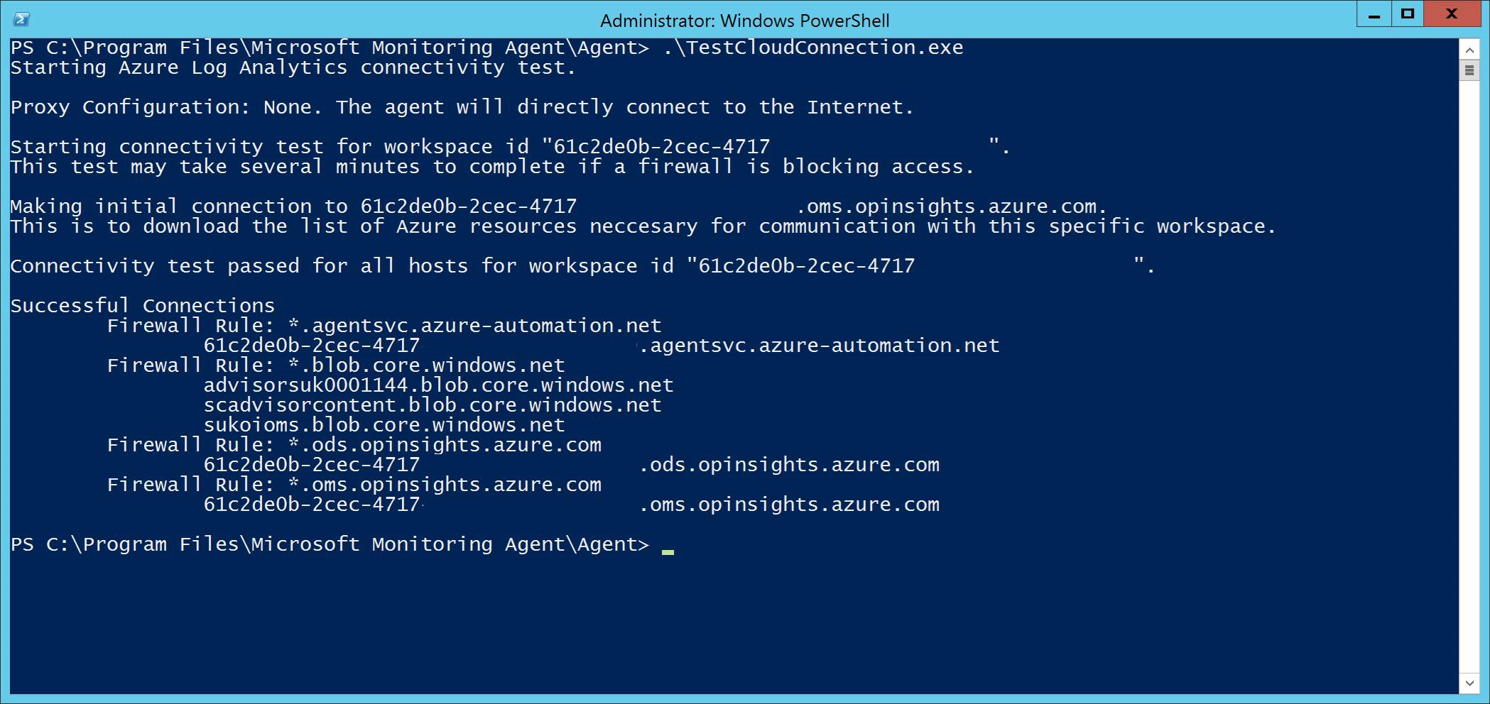 Questa è PowerShell come amministratore.