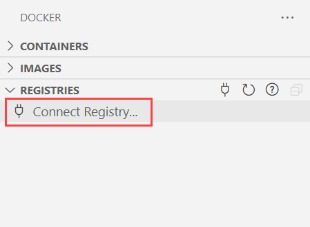 Visual Studio Code - Docker: Connettere il Registro di sistema