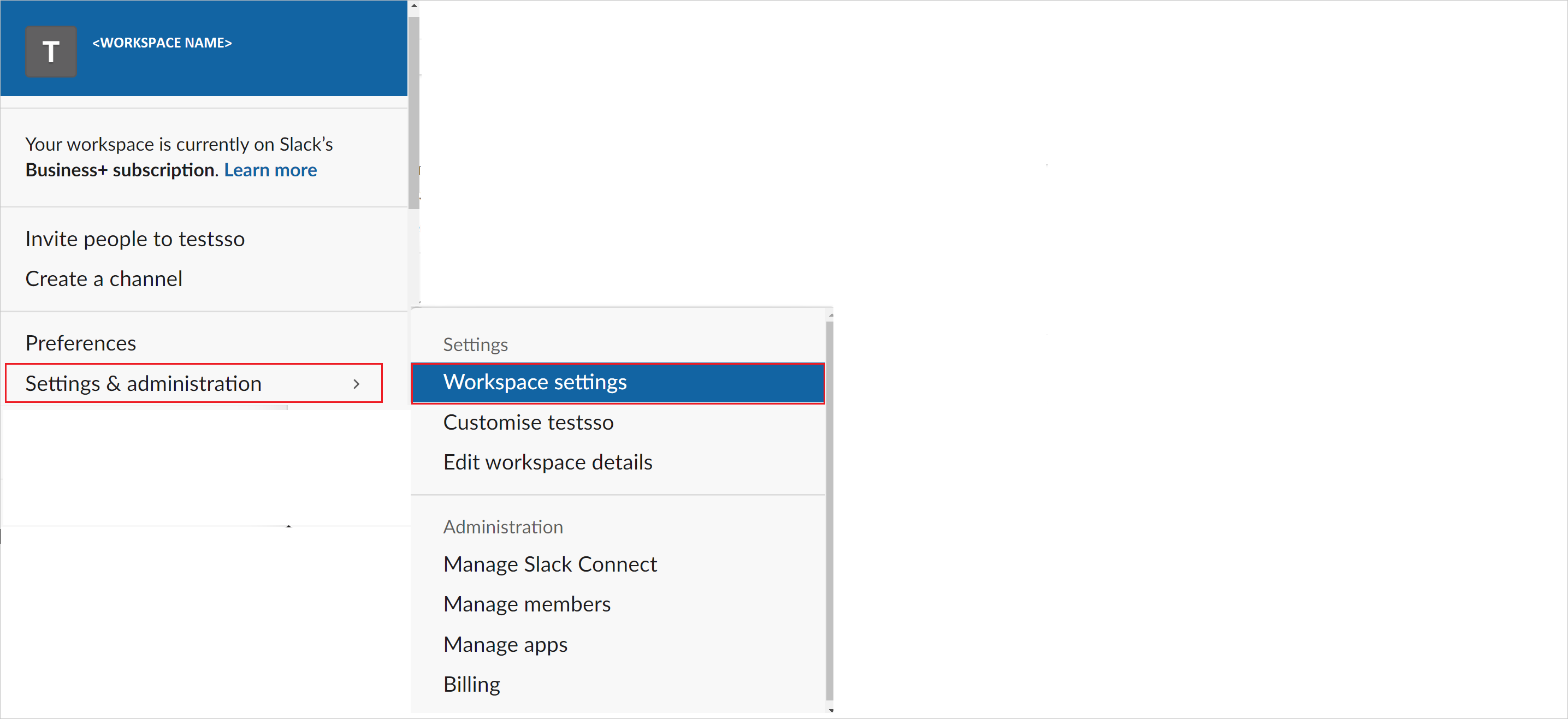 Screenshot di Configurare Single Sign-On per Microsoft Entra ID.