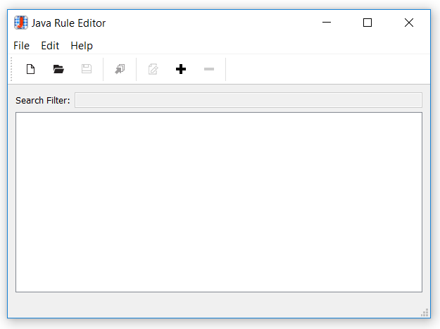 Java Rule Editor Apri immagine
