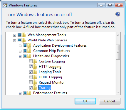 Screenshot della traccia selezionata in Integrità in un'interfaccia windows Vista o Windows 7.