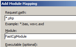 Screenshot che mostra la finestra Aggiungi mapping moduli con i campi Percorso richiesta e Modulo.