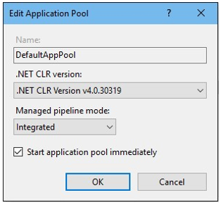 Modifica del pool di applicazioni