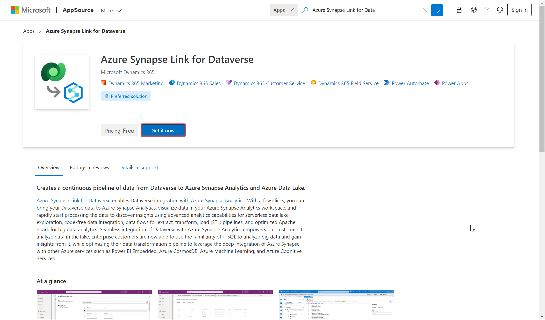 Soluzione Azure Collegamento a Synapse per Dataverse