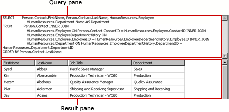 Progettista di query generiche, per query di dati relazionali