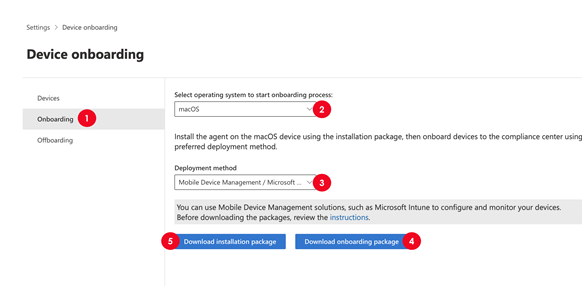 Screenshot della scheda Impostazioni di configurazione di Microsoft Intune con tutti i campi popolati.