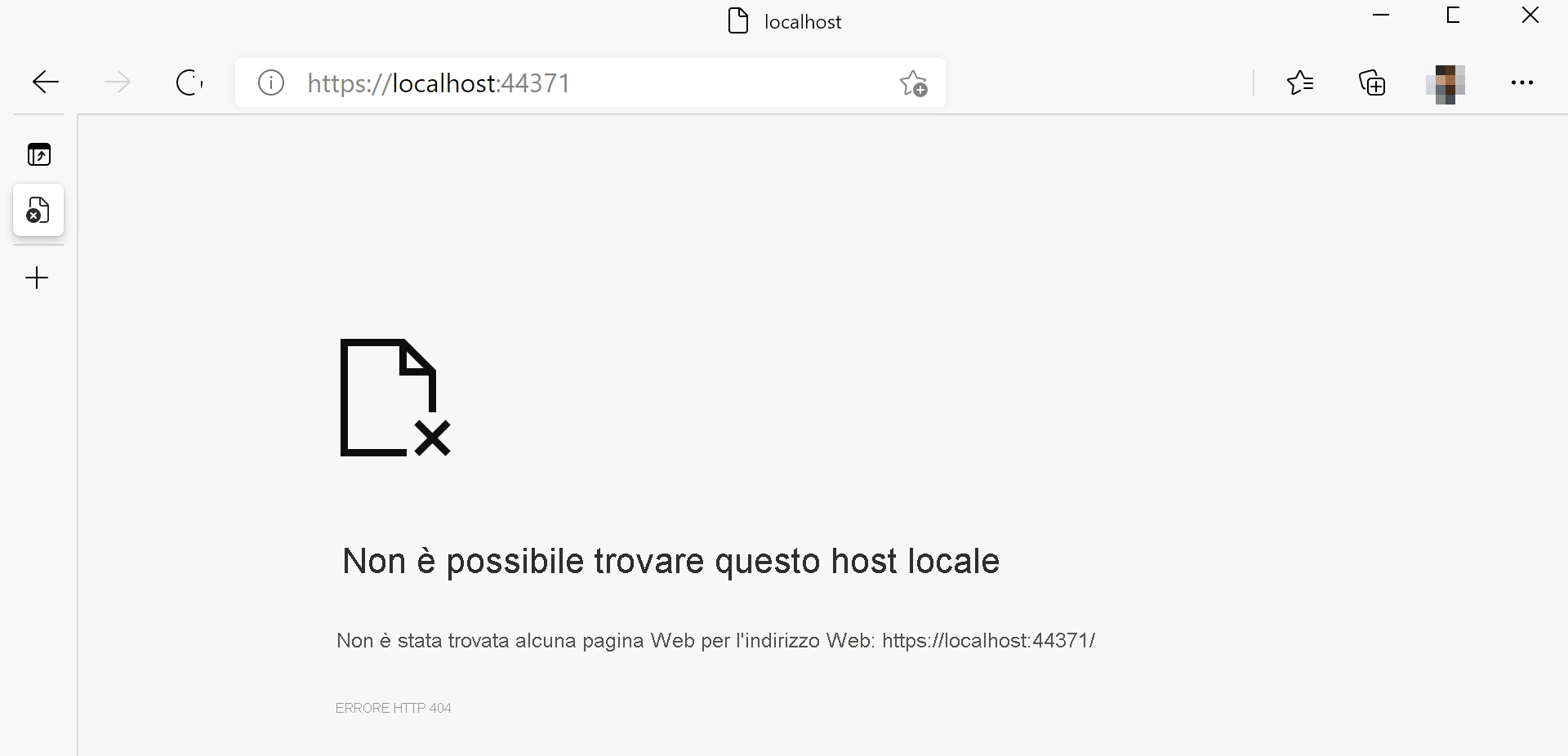 Pagina non trovata.