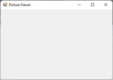 Screenshot mostra l'app Windows Form in esecuzione.