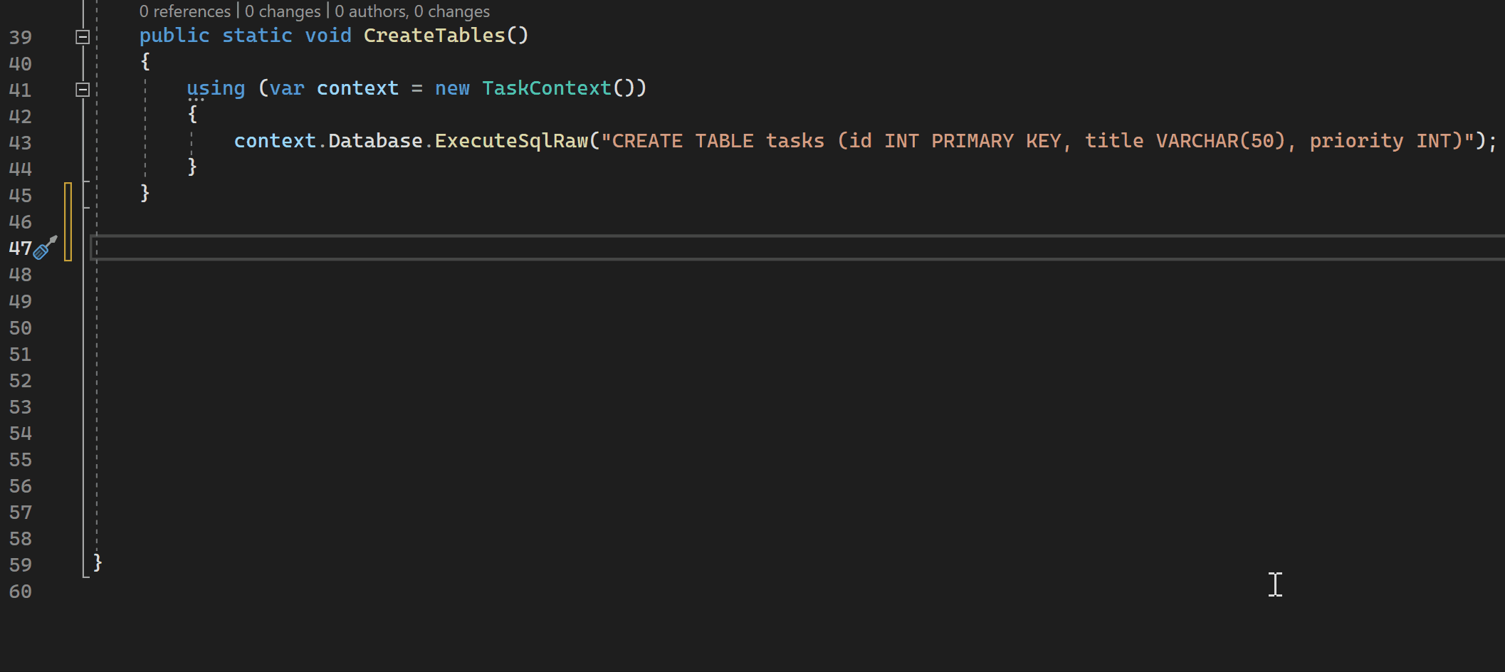 Screenshot animato che mostra le funzionalità di completamento del codice di GitHub Copilot.