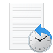 Screenshot del logo del debugging di viaggi temporali raffigurante un orologio.