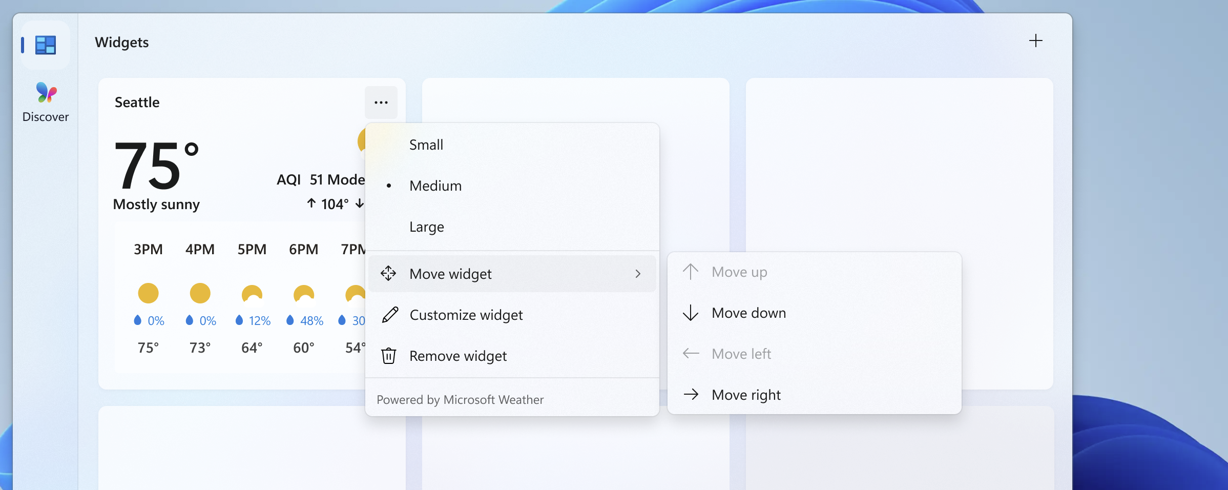 Menu di scelta rapida