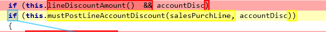 Screenshot of throw statement before refactoring.