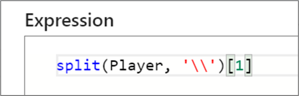 Expression Builder-array