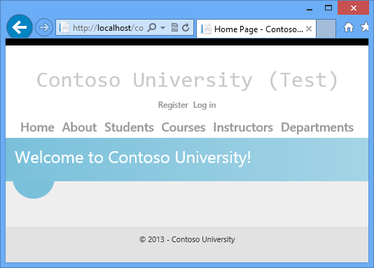 Startpagina met normale CSS