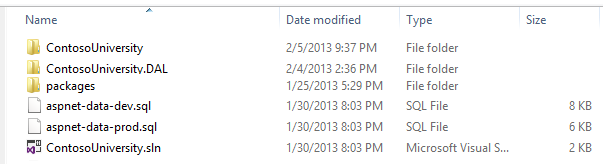 Scripts voor gegevensimplementatie