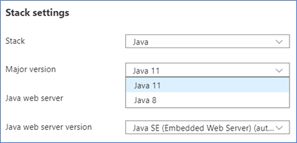 De selector gebruiken om uw Java-versie te wijzigen