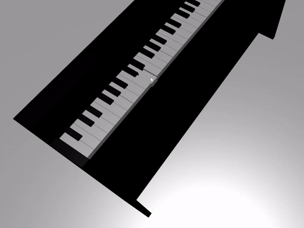 Interactieve pianotoetsen