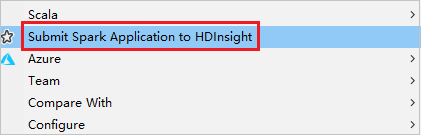 Klastry Spark usługi HDInsight w usłudze Azure Explorer przesyłają.