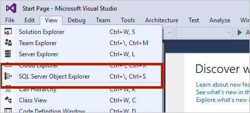 Pesquisador de Objetos do SQL Server