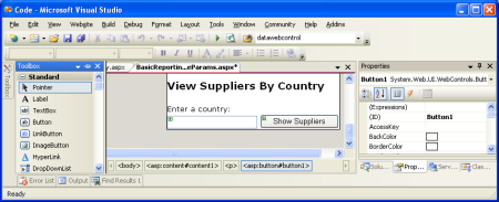 Adicionar uma caixa de texto à página com o ID CountryName
