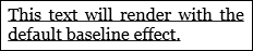 Inline_TextDec_Base : Efeito padrão da linha de base no texto