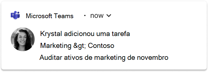 A captura de tela mostra as notificações do feed de atividades em um Android.