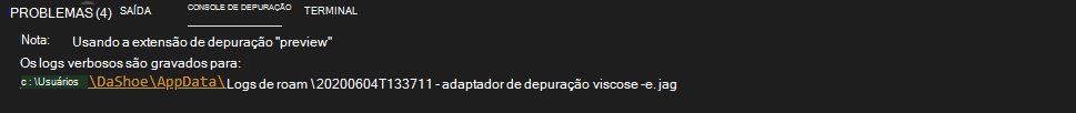  Salvar saída de depuração em um arquivo de log