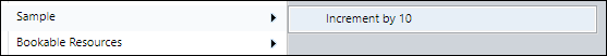 O incremento por 10 etapas.