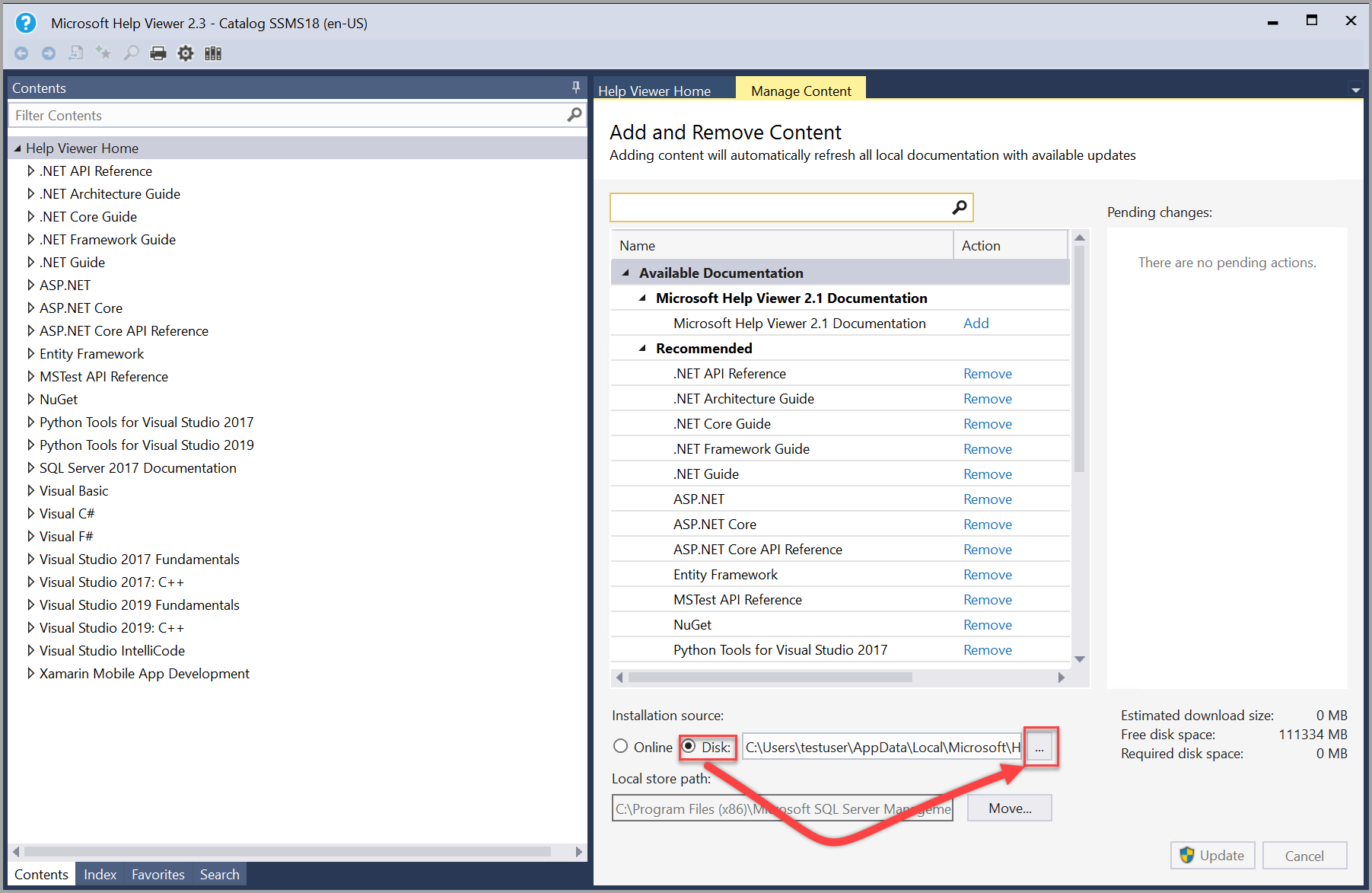 Ajudar o Visualizador a gerenciar a origem do disco de conteúdo