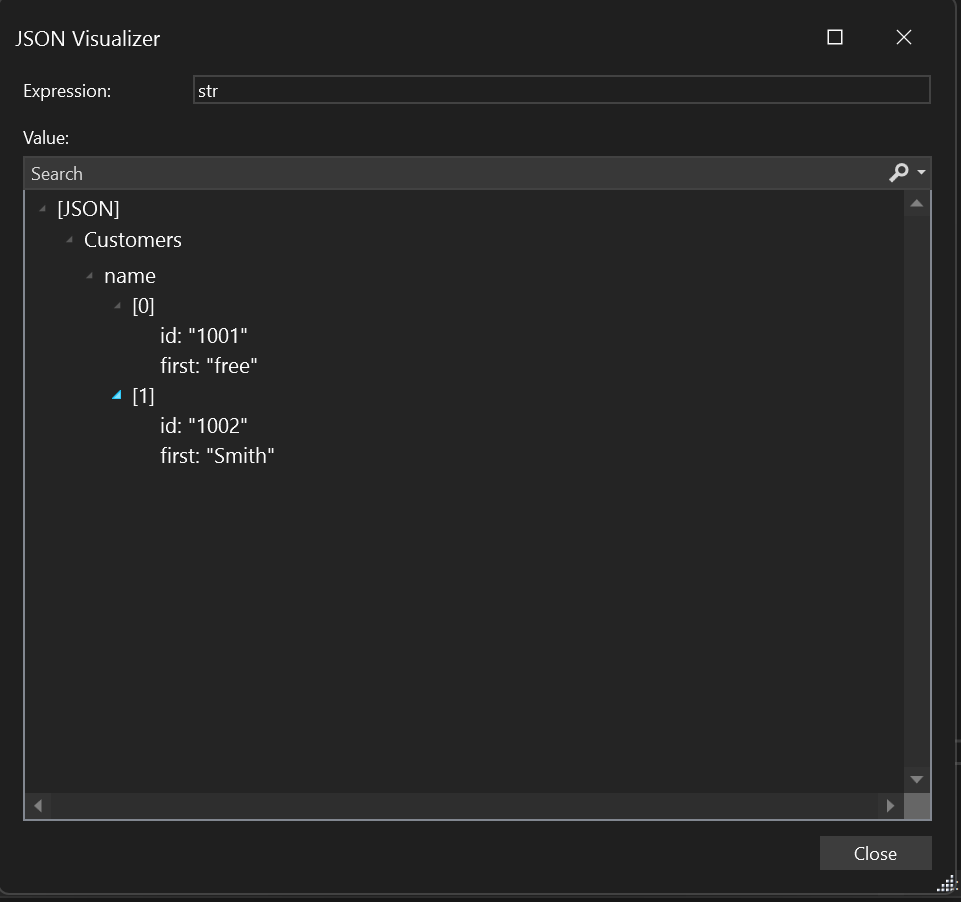 JSONStringVisualizer JSON String Visualizer