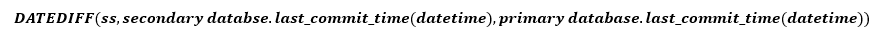 Captura de ecrã da Fórmula para calcular o RTO.