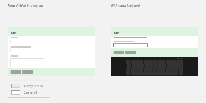 Foco em formulários