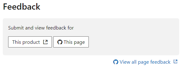 Captura de tela da seção de comentários de uma página do Microsoft Learn.