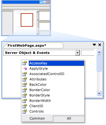 IntelliSense i kodvyn