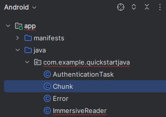 Skärmbild av Chunk Java-klassfil.