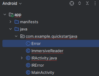 Skärmbild av Java-klassfilen Error.