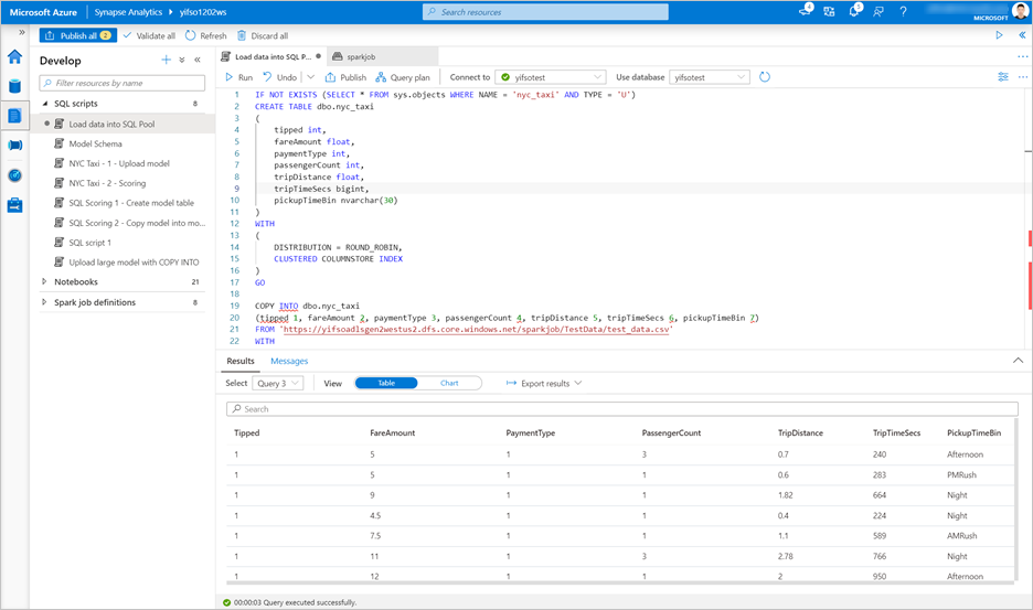 Läsa in data till dedikerade SQL-pooler