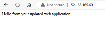 Uppdaterad webbsida i Nginx