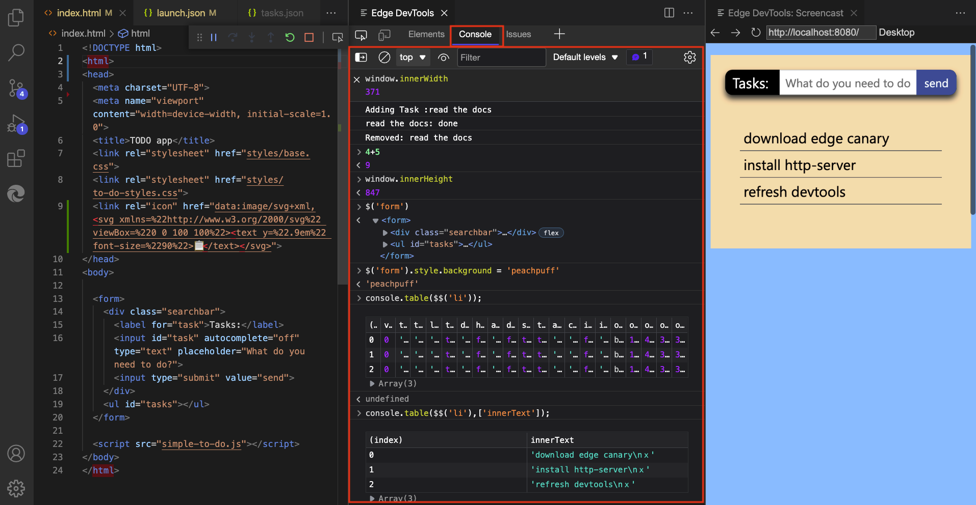 擴充功能內的 DevTools 主控台作為獨立分頁